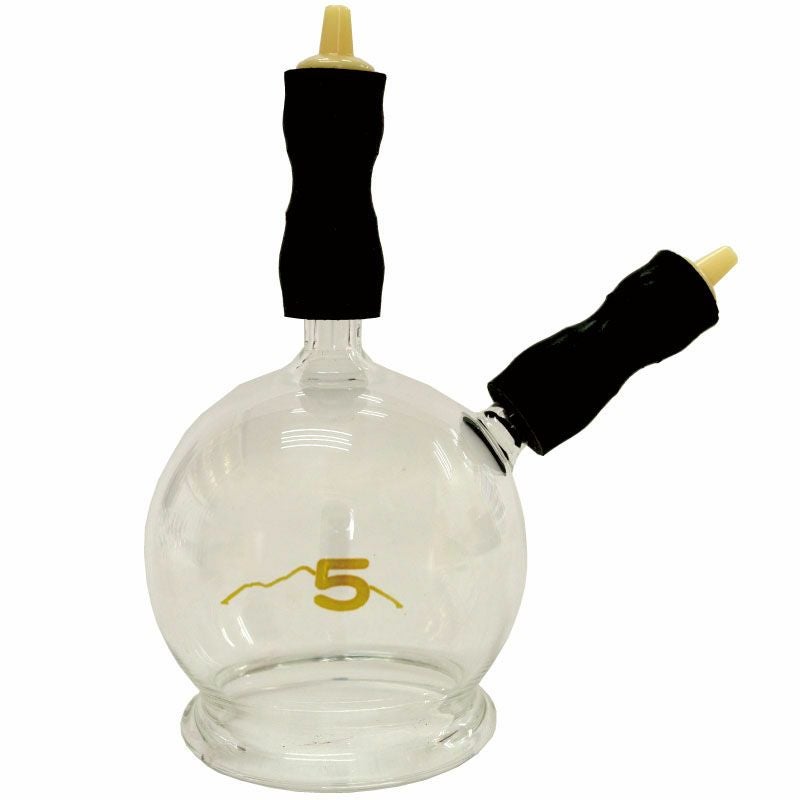 霧島ガラス玉　ツイン　吸引弁付き完成品 5号（φ5㎝）