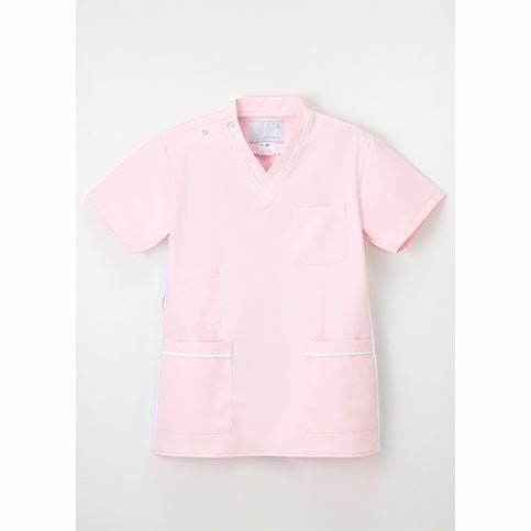 FT-4497 男女兼用スクラブ ピンク